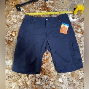 Columbia Omni Shade Court Short Navy Blue Size 6 8 NWTs